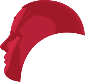 Automation and AI agents visual - robotic head